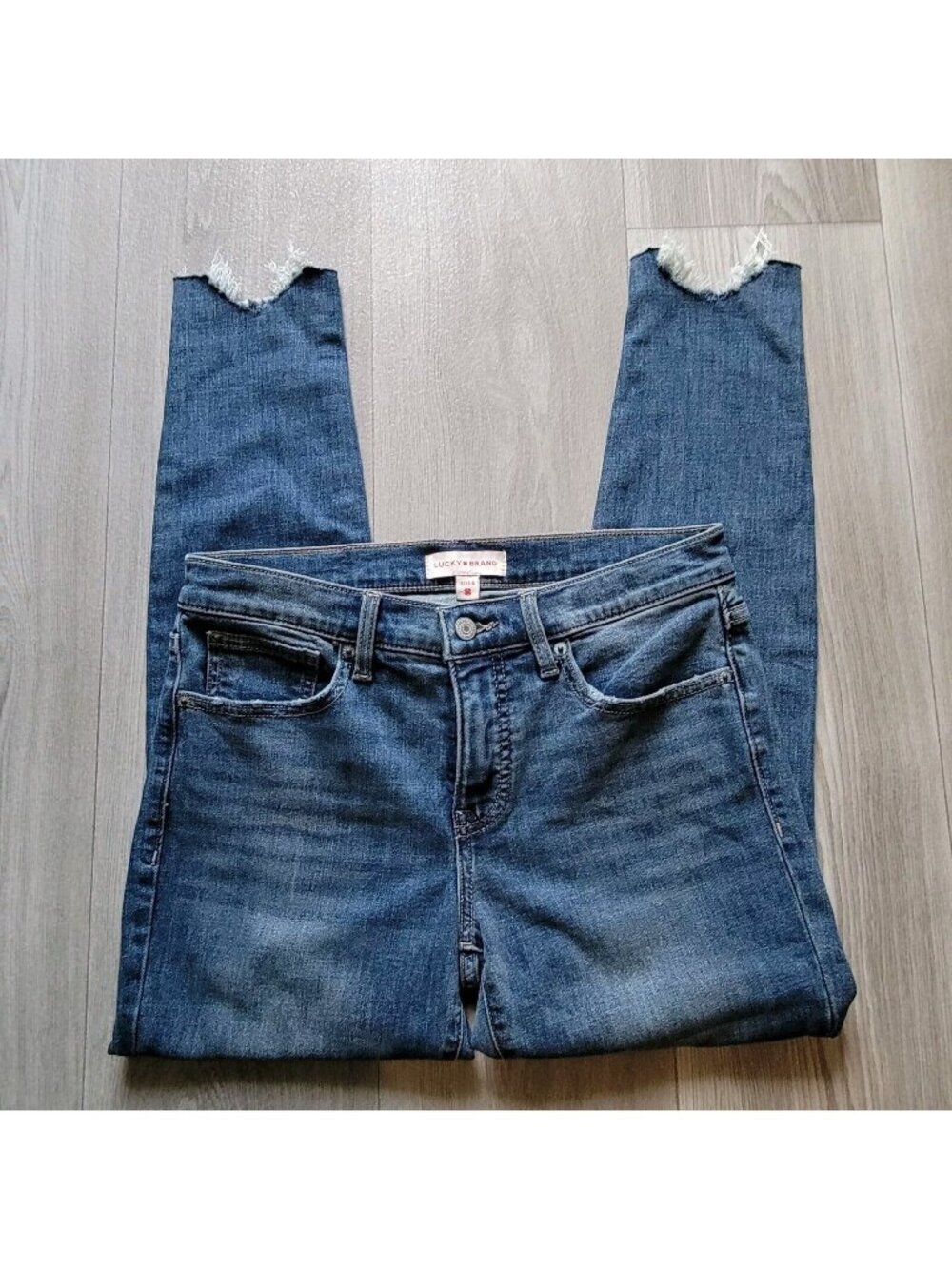 LUCKY BRAND Womens Size 8/29 Mid Rise AVA Ankle Skinny Stretch Denim Jeans